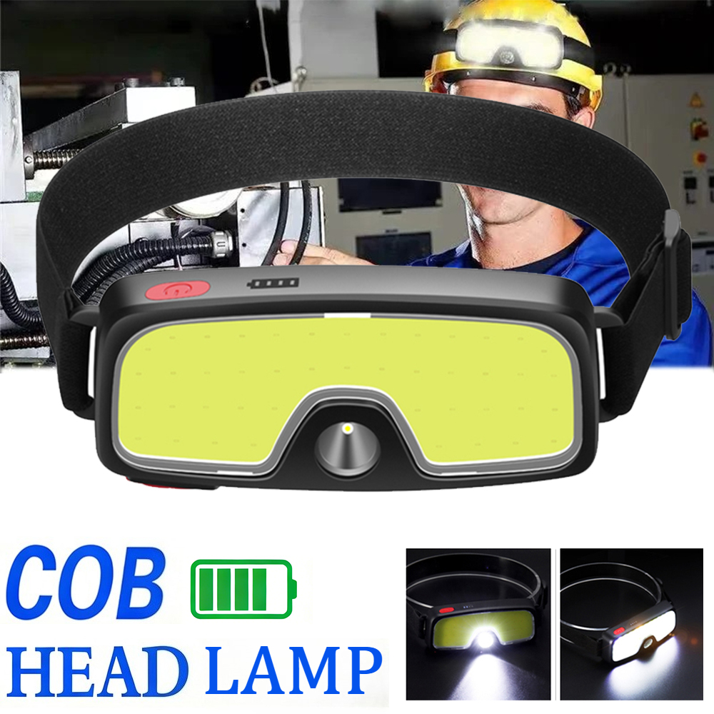Lampe frontale puissante COB,  - Fish Finder Battery avis et prix